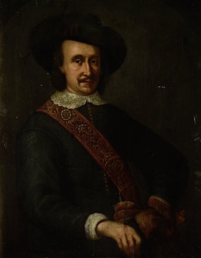 Porträtt av Cornelis van der Lijn, generalguvernör i Nederländska Ostindien av Anonymous