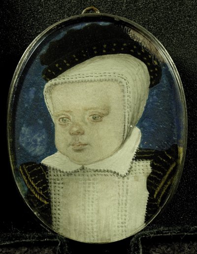 Porträtt av Edward VI (1537-53), den blivande kungen av England, som barn av Anonymous