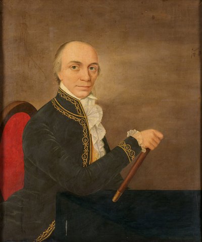 Porträtt av Johannes Siberg, generalguvernör i Nederländska Ostindien av Anonymous
