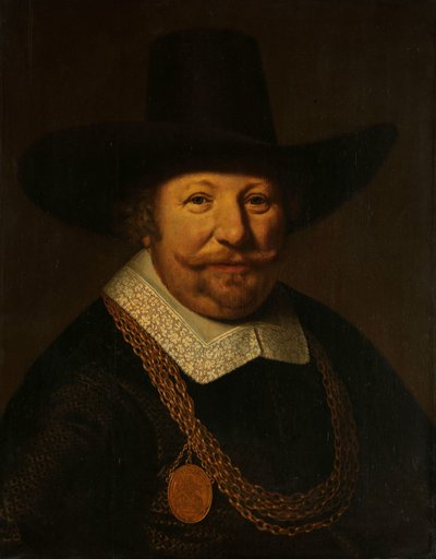 Porträtt av Joos van Trappen, kallad Banckert, Zeelands viceamiral av Anonymous