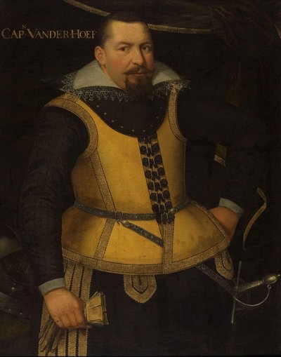 Porträtt av Karel van der Hoeven, Sergeant Major av Anonymous