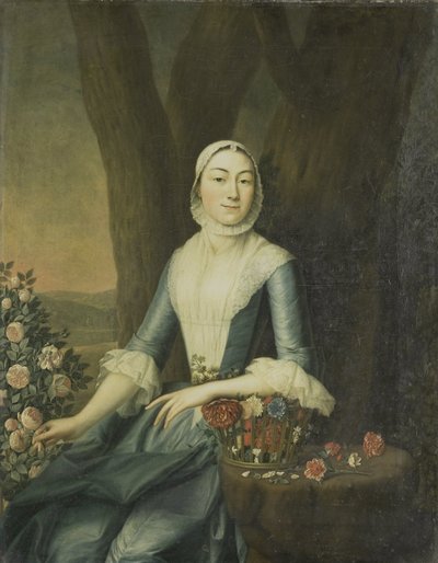 Porträtt av Magdalena van Citters, fru till Adriaen Isaac Hurgronje av Anonymous