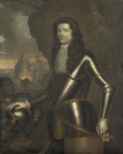 Porträtt av en amiral, troligen Willem van Ewijck av Anonymous