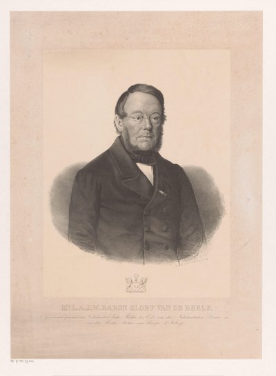 Porträtt av Ludolph Anne Jan Wilt Sloet van de Beele av Anonymous