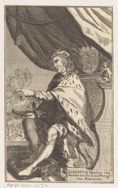 Porträtt av Albrecht III, hertig av Sachsen av Anonymous