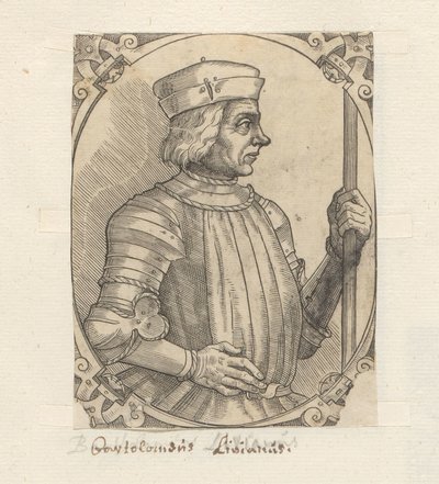 Porträtt av Bartholomeus Livianus av Anonymous