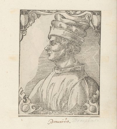 Porträtt av Braccio da Montone av Anonymous