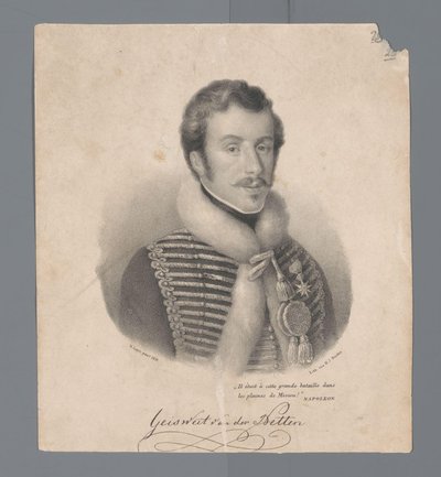 Porträtt av Cornelius Anthonius Geisweit van der Netten av Anonymous