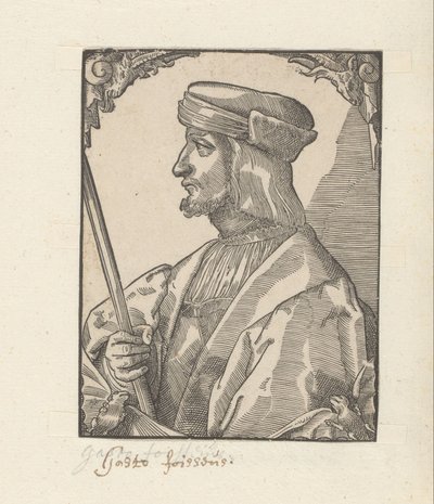 Porträtt av Gaston de Foix av Anonymous