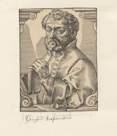 Porträtt van Georg från Trebizond av Anonymous