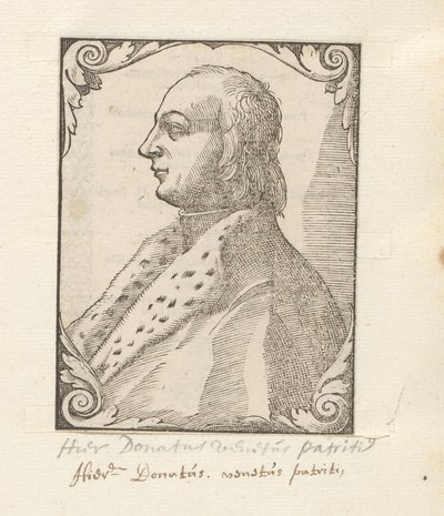 Porträtt av Girolamo Donati av Anonymous