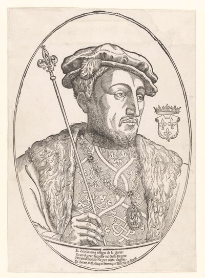Porträtt av Henrik II, kung av Frankrike av Anonymous