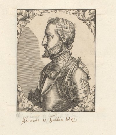 Porträtt av Henrik II, kung av Frankrike av Anonymous