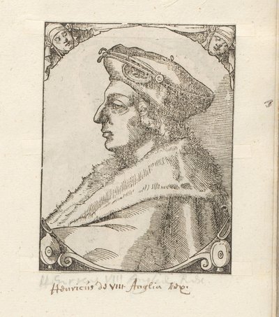 Porträtt av Henrik VIII, kung av England och Irland av Anonymous