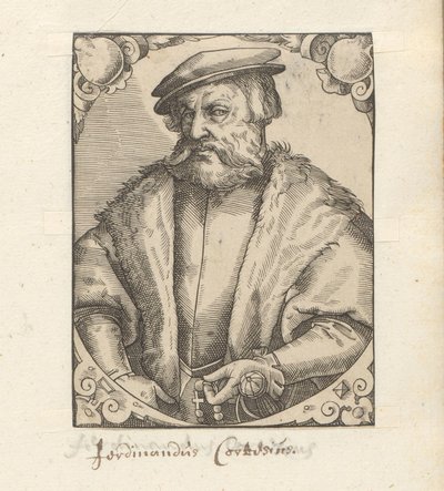 Porträtt av Hernán Cortés av Anonymous
