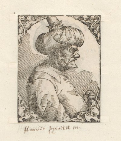 Porträtt av Horus Barbarossa av Anonymous