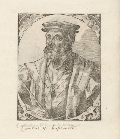 Porträtt av Karel V av Habsburg av Anonymous