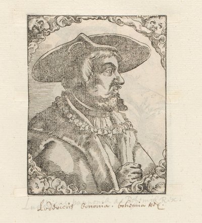 Porträtt av Ludvig II av Ungern av Anonymous