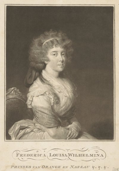 Porträtt av Louise, prinsessan av Orange-Nassau av Anonymous