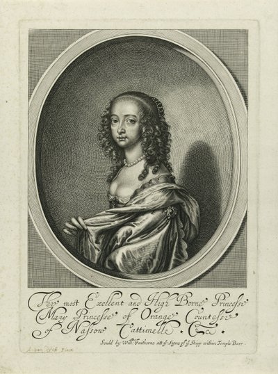 Porträtt av Maria Henrietta Stuart av Anonymous