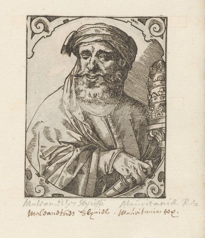 Porträtt av Muleamethes Scyriffic av Anonymous