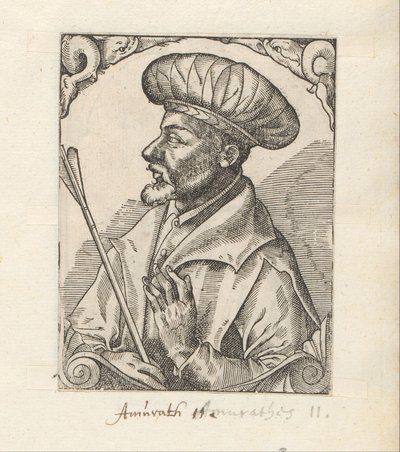 Porträtt av Murad II av Anonymous