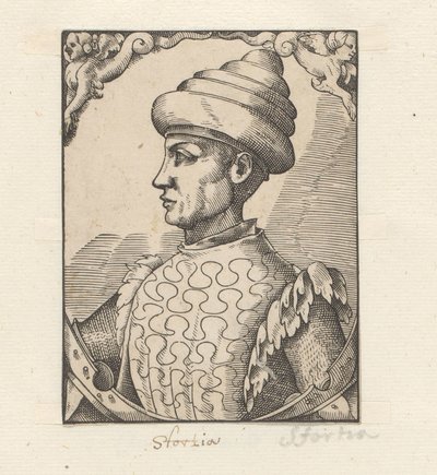Porträtt av Muzio Attendola Sforza av Anonymous