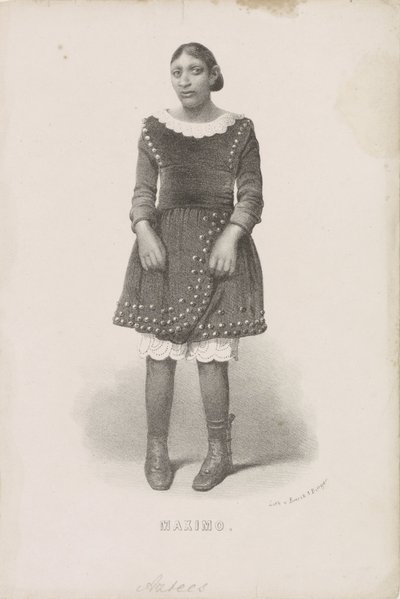 Portret van Máximo, 1857 Maximo (titel på objekt) av Anonymous