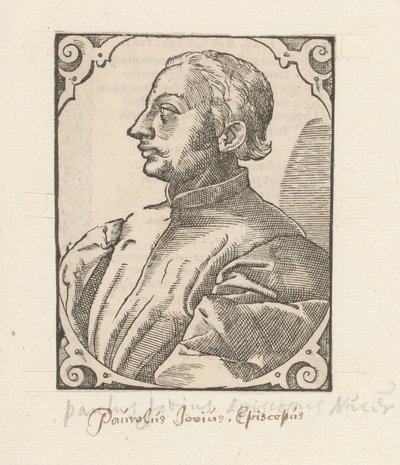 Porträtt av Paolo Giovio av Anonymous