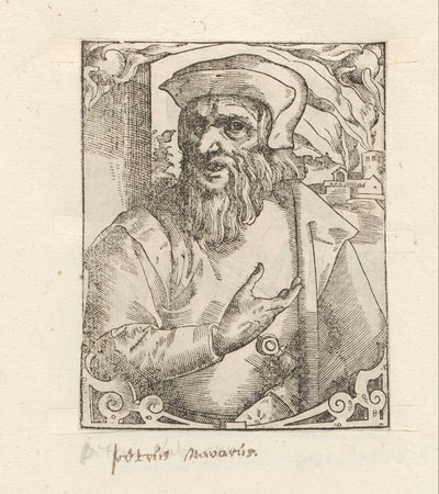 Porträtt av Pedro Navarro av Anonymous