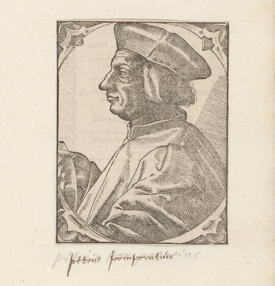 Porträtt av Pietro Pomponazzi av Anonymous