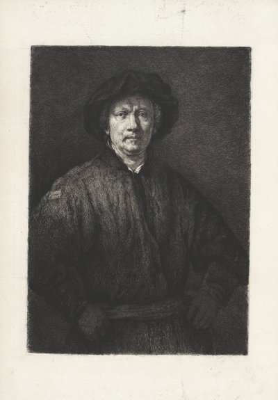 Porträtt av Rembrandt Harmensz. från Rhen av Anonymous