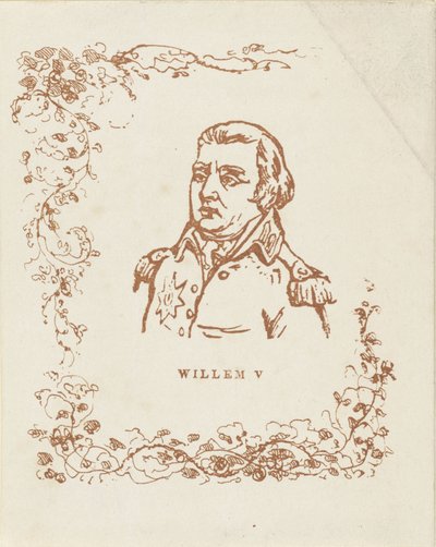 Porträtt av William V, Prins av Orange-Nassau av Anonymous