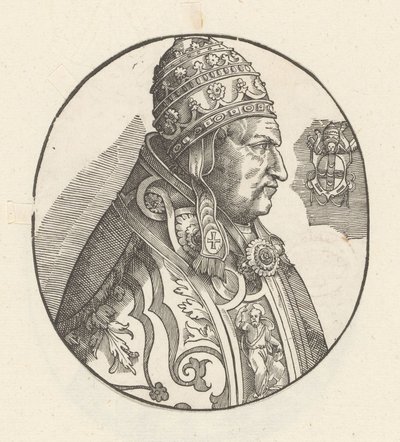 Porträtt van paus Pius II av Anonymous