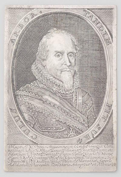 Porträtt av prins Maurice av Nassau av Anonymous