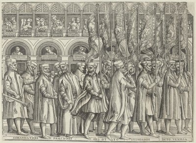 Procession av dogen av Venedig (åttonde delen) av Anonymous