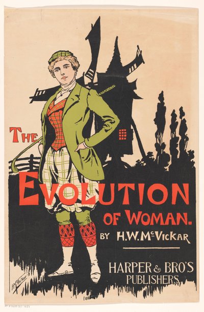 Anslagstavla för The Evolution of Woman av Harry Whitney McVickar av Anonymous