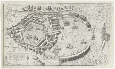 Rekonstruktion van de antique haven van Ostia Mirror of Roman Magnificence (serietitel) av Anonymous