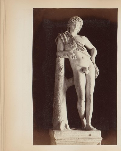 Skulptur av den vilande satyren i Capitoline-museerna i Rom, Italien av Anonymous