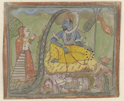 Shiva M Parvati av Anonymous