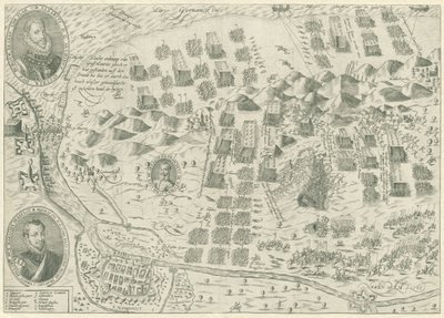 Slaget vid Nieuwpoort, 1600 av Anonymous