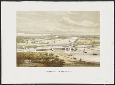 Järnvägsbron i Westervoort, 1846 Järnvägsbron vid Westervoort (titel på objekt) Main Railway Bridges i Nederländerna (serietitel) av Anonymous