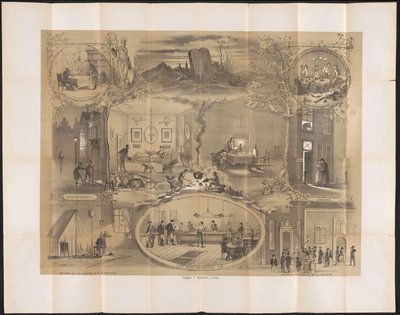 Tecknad i Leiden studentalmanacka, 1873 av Anonymous