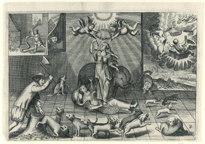 Tecknad film om engelsmännen, 1673 av Anonymous