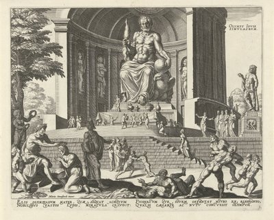 Staty av Zeus på Olympia Olympia Iovis simvlacrvm (titel på objekt) Världens åtta underverk (serietitel) av Anonymous
