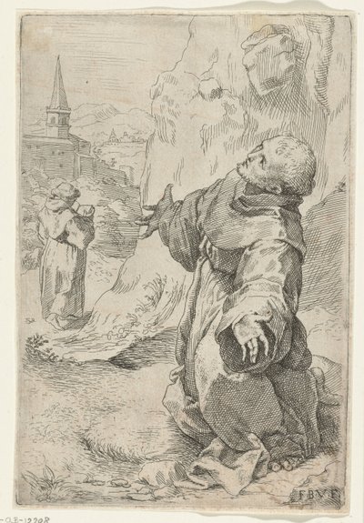 Stigmatisering av Saint Francis av Anonymous