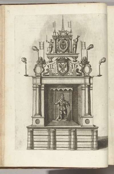 Scen med kejsar Ferdinand I, 1594 av Anonymous