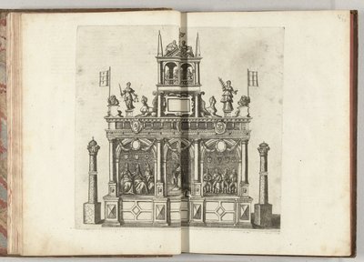 Scen med kejsar Karl V, 1594 av Anonymous
