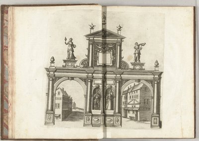Scen med kejsar Maximilian I och Maria av Bourgogne, 1594 av Anonymous