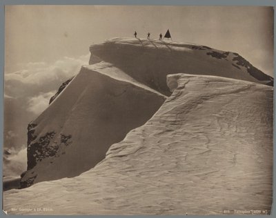 Toppen av Titlis nära Engelberg i Schweiz Titlisspitze [3239 m] (titel på objekt) av Anonymous